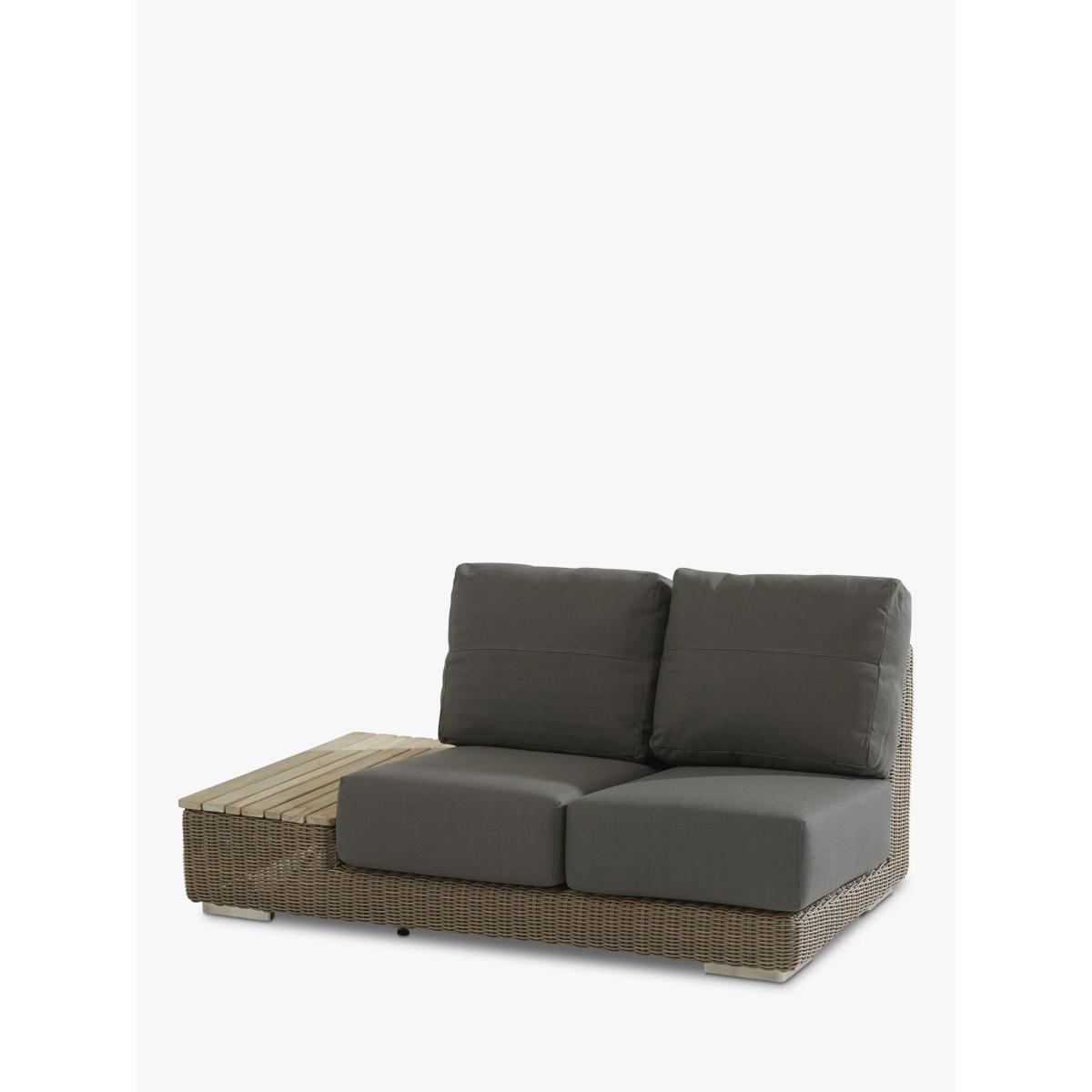 4 Seasons Outdoor Kingston 5-Seater Modular Corner Garden Lounging Set, Natural – image 3