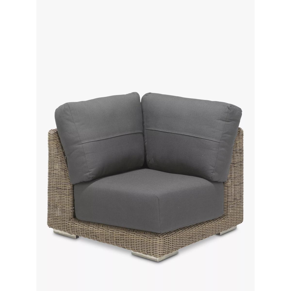4 Seasons Outdoor Kingston 5-Seater Modular Corner Garden Lounging Set, Natural – image 4