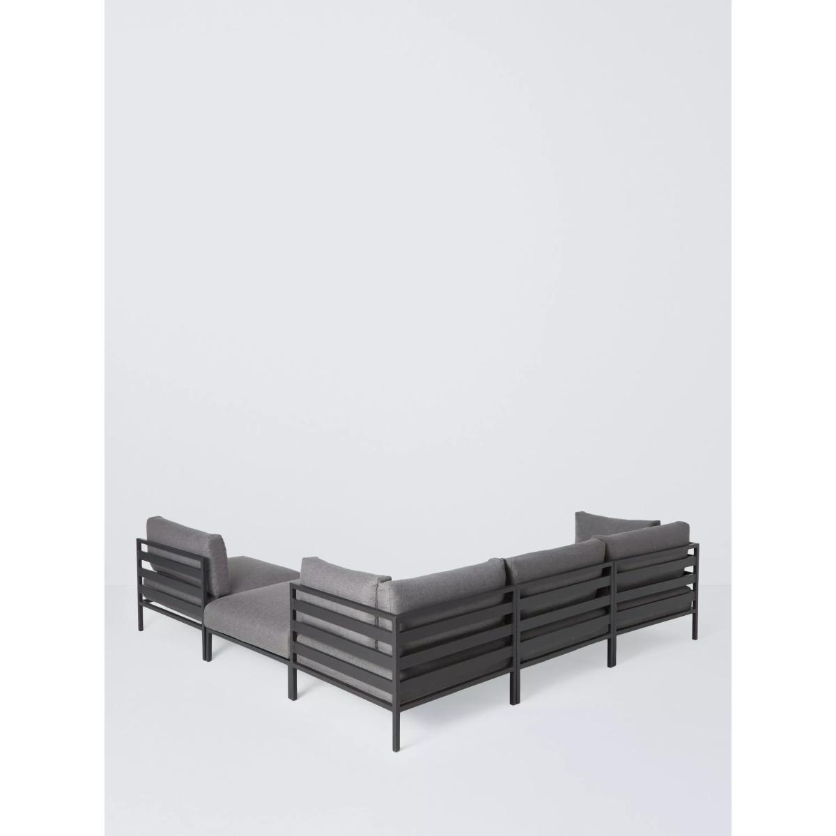 John Lewis Lena 5-Seater Modular Garden Lounge Set, Grey – image 3