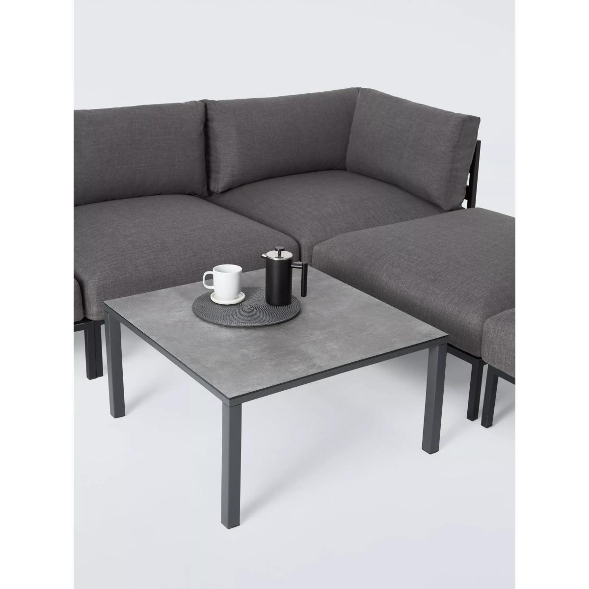 John Lewis Lena 5-Seater Modular Garden Lounge Set, Grey – image 4