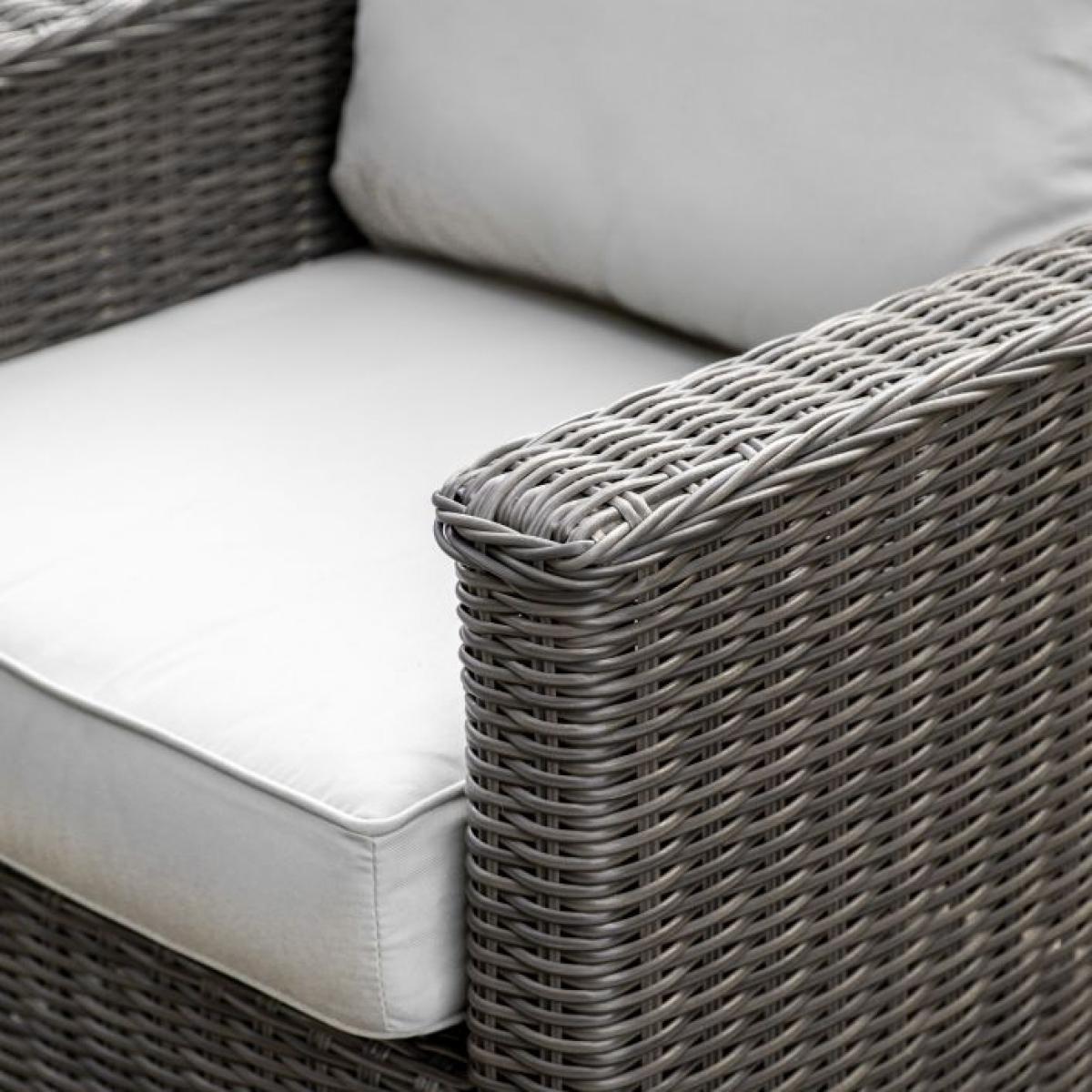 Compton Rattan Square Sofa Set - Grey – image 3