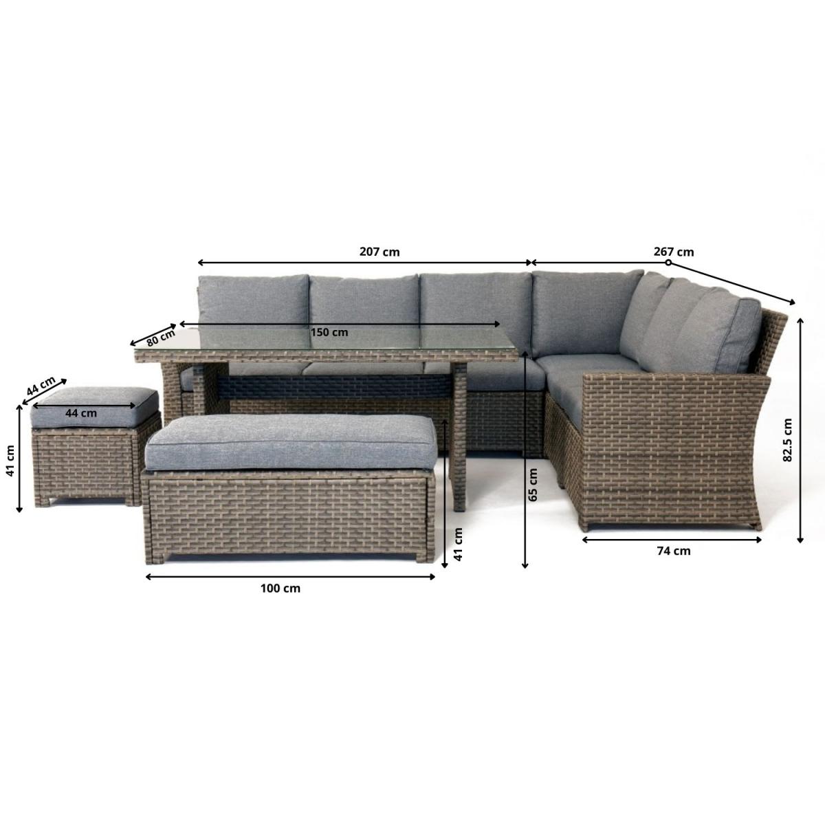 Palma Lounge Set - Silver Bundle – image 4