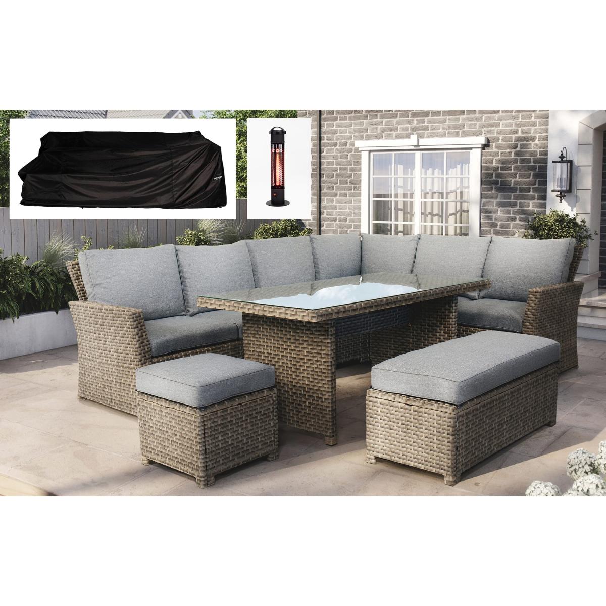 Palma Lounge Set - Silver Bundle – image 1