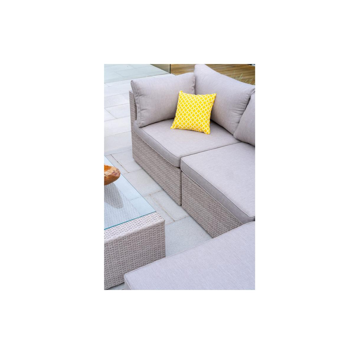 Porto – Rattan Corner Lounge Set – 7- Seats - Grey – image 2