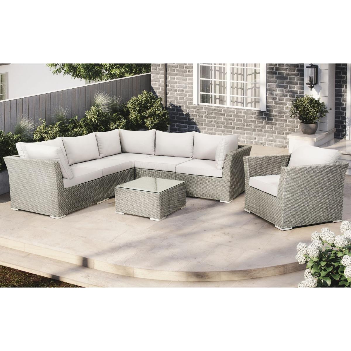 Skarnes - Rattan Corner Lounge Set – image 1