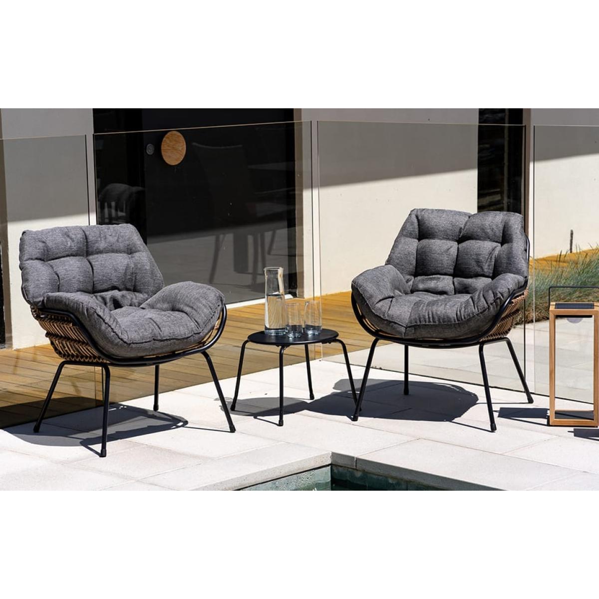 Cebu – Balcony Set – Grey – image 4