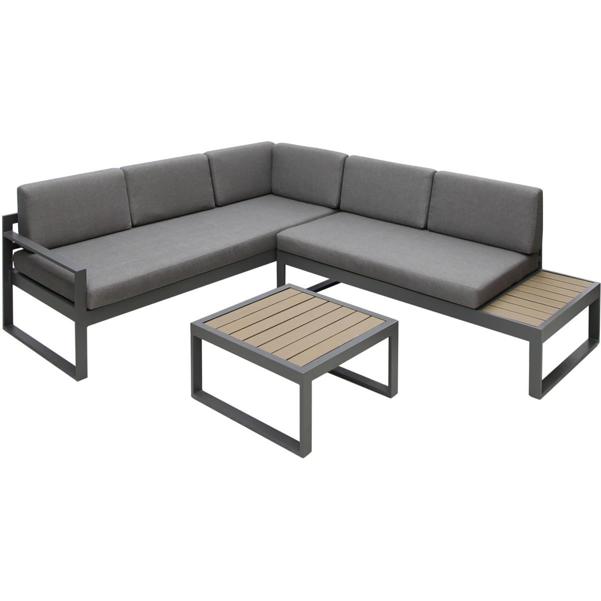 Dartlington Garden Lounge Corner sofa Conversation Set - Grey / Left-hand – image 3