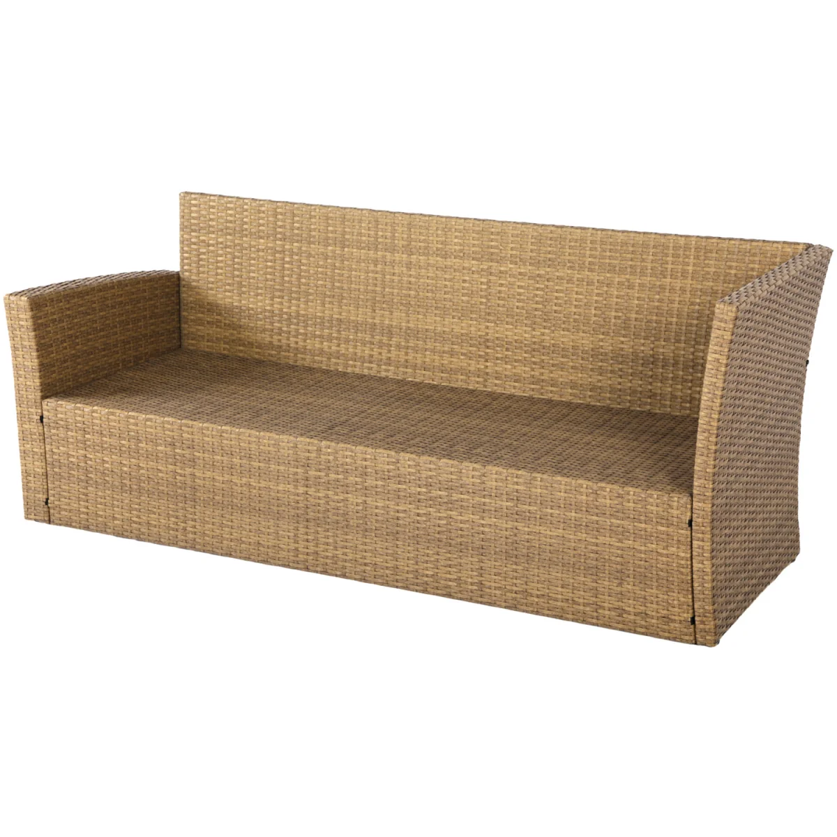 St. Tropez Garden Corner Sofa Set with Rising Table - Brown – image 9