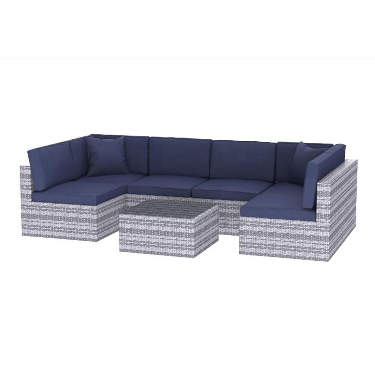 Outdoor Garden Rattan Furniture Set 4 Styles - Grey / 60 x 60 x 35cm – image 16