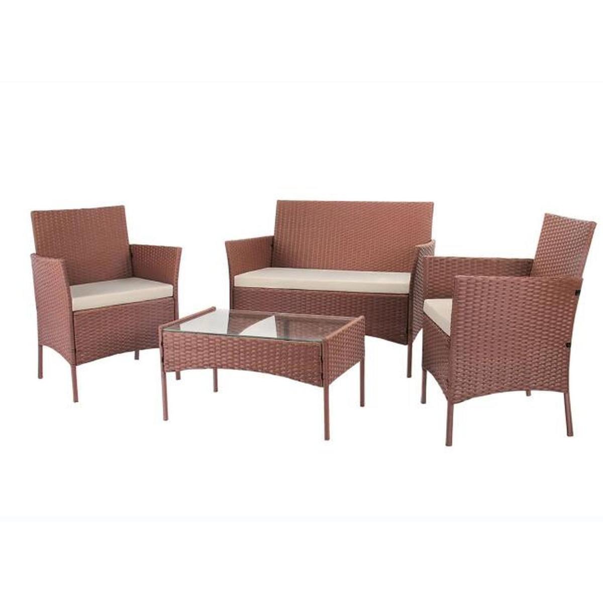 Outdoor Garden Rattan Furniture Set 4 Styles - Grey / 60 x 60 x 35cm – image 5