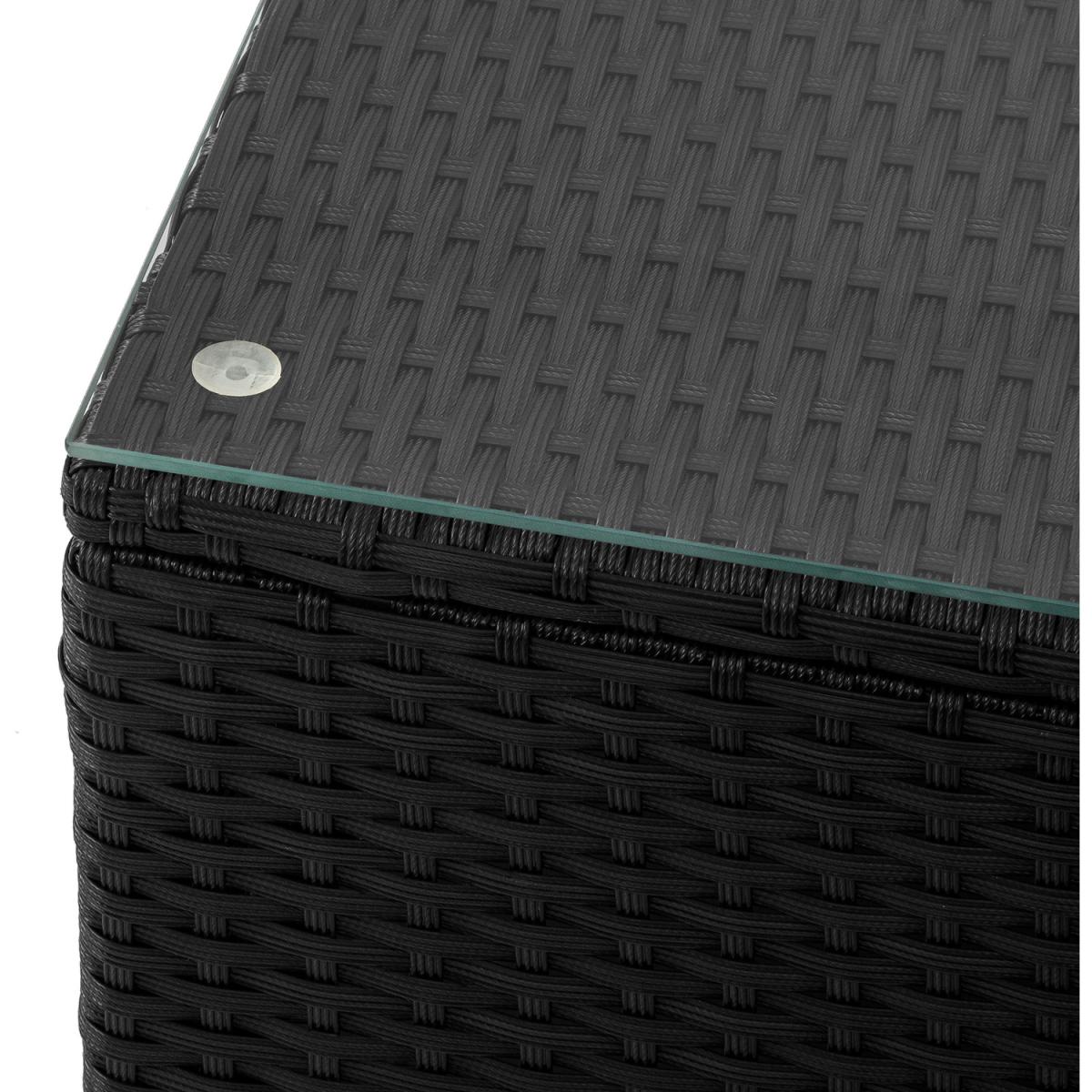 Rattan Garden Furniture Milano - Black – image 6