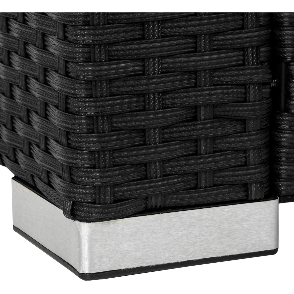 Rattan Garden Furniture Milano - Black – image 7
