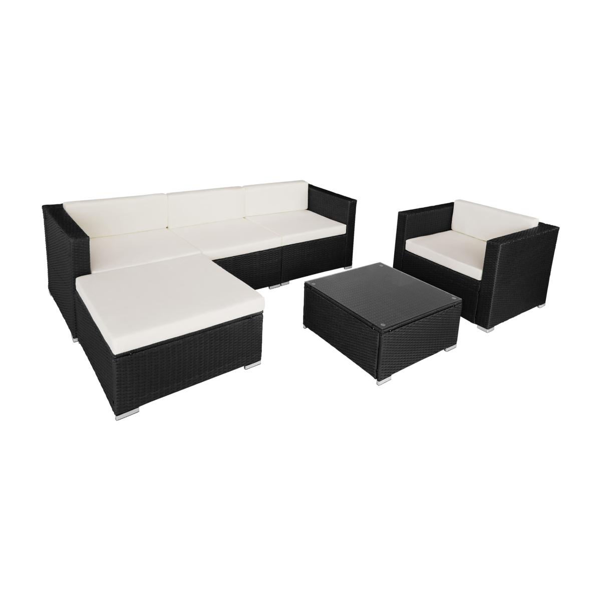 Rattan Garden Furniture Milano - Black – image 1