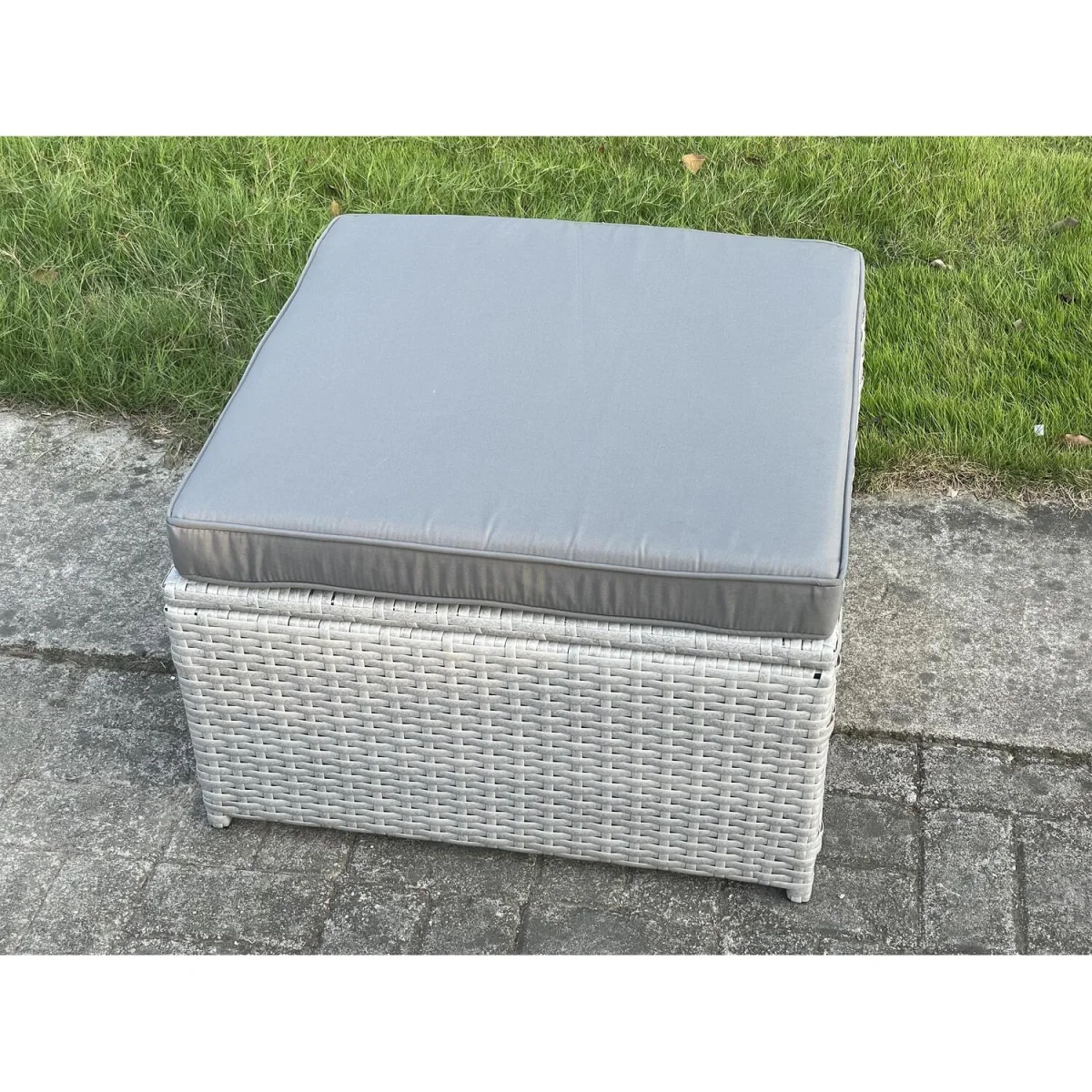 10 Seat Light Grey Lounge Outdoor PE Rattan Garden Furniture Set - Light Grey Mixed – image 4
