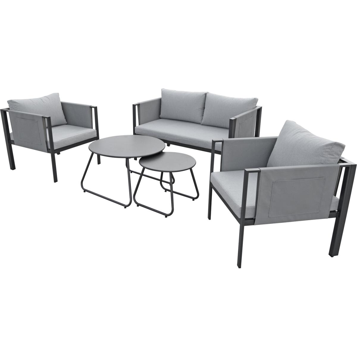Sicily 5 Piece Sofa Set - Grey – image 2