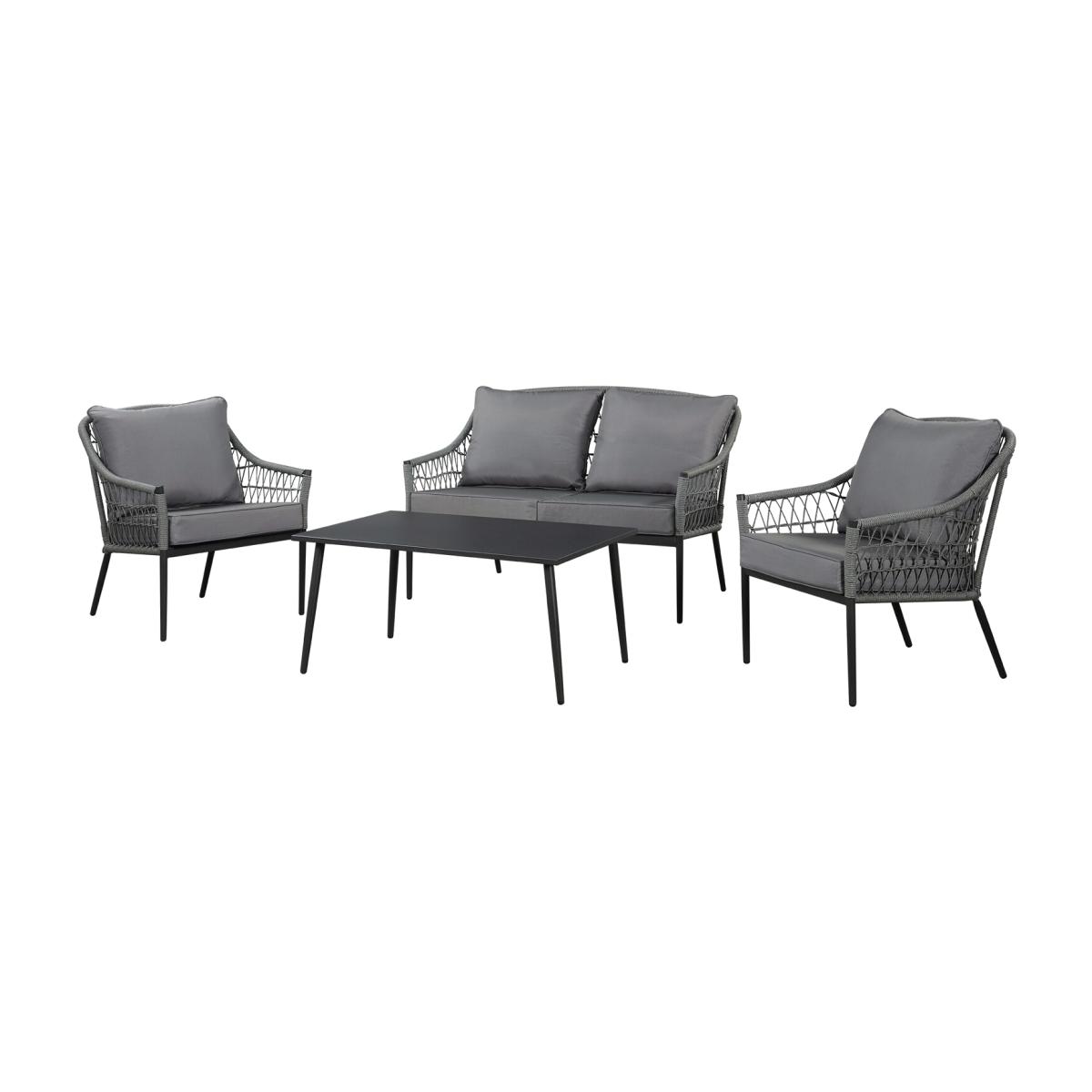 Paradise Deep Seating Sofa Set - Grey