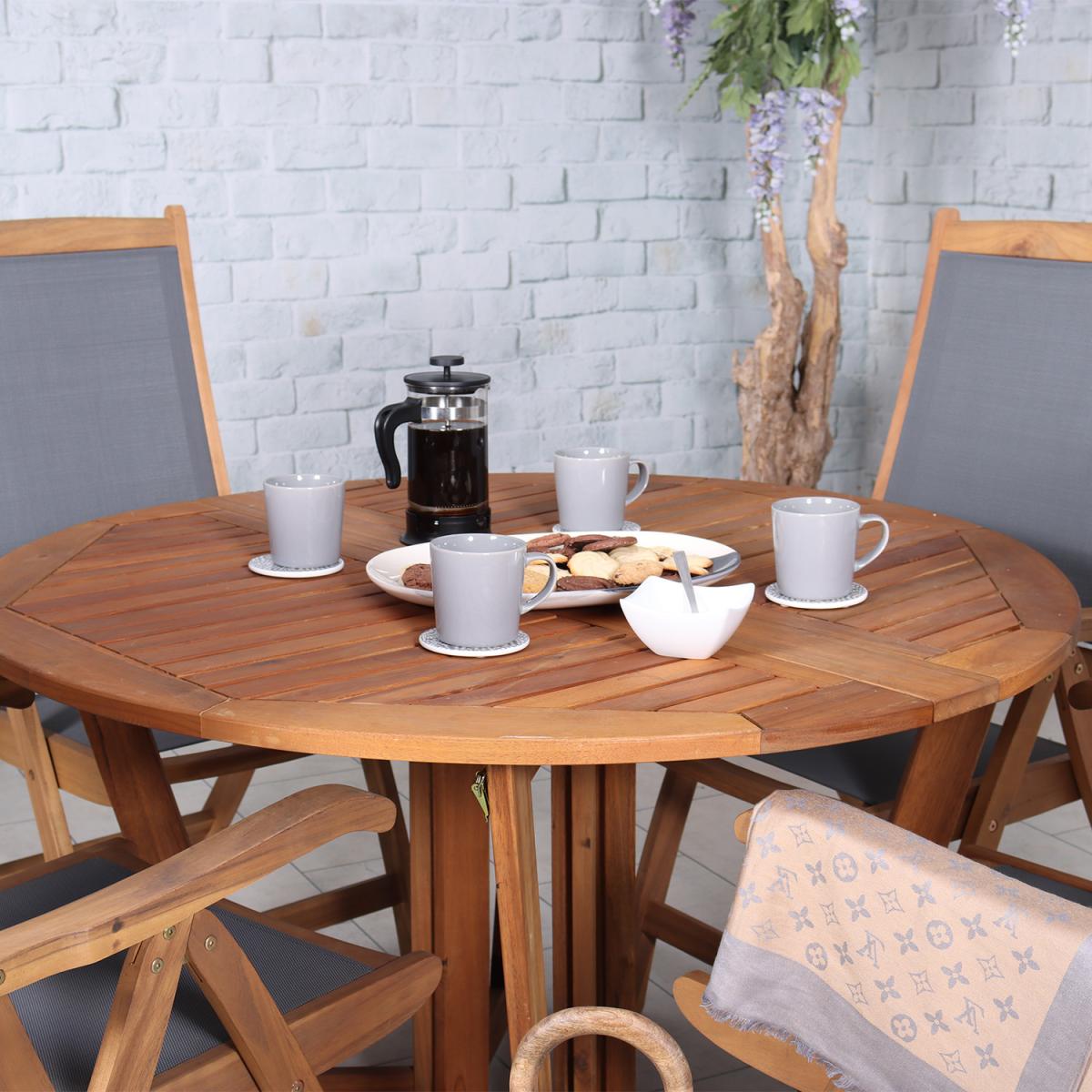 HENLEY 4 Seater Gateleg Dining Set - Natural – image 7
