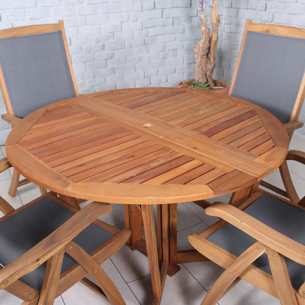 HENLEY 4 Seater Gateleg Dining Set - Natural – image 8