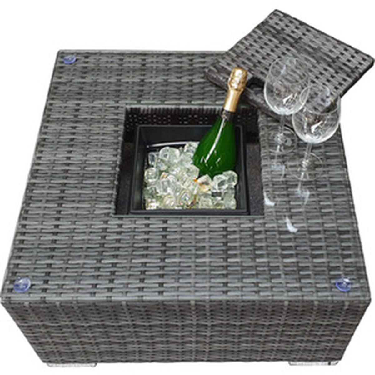 Georgia corner in grey with ice bucket (0311) - Grey – image 3