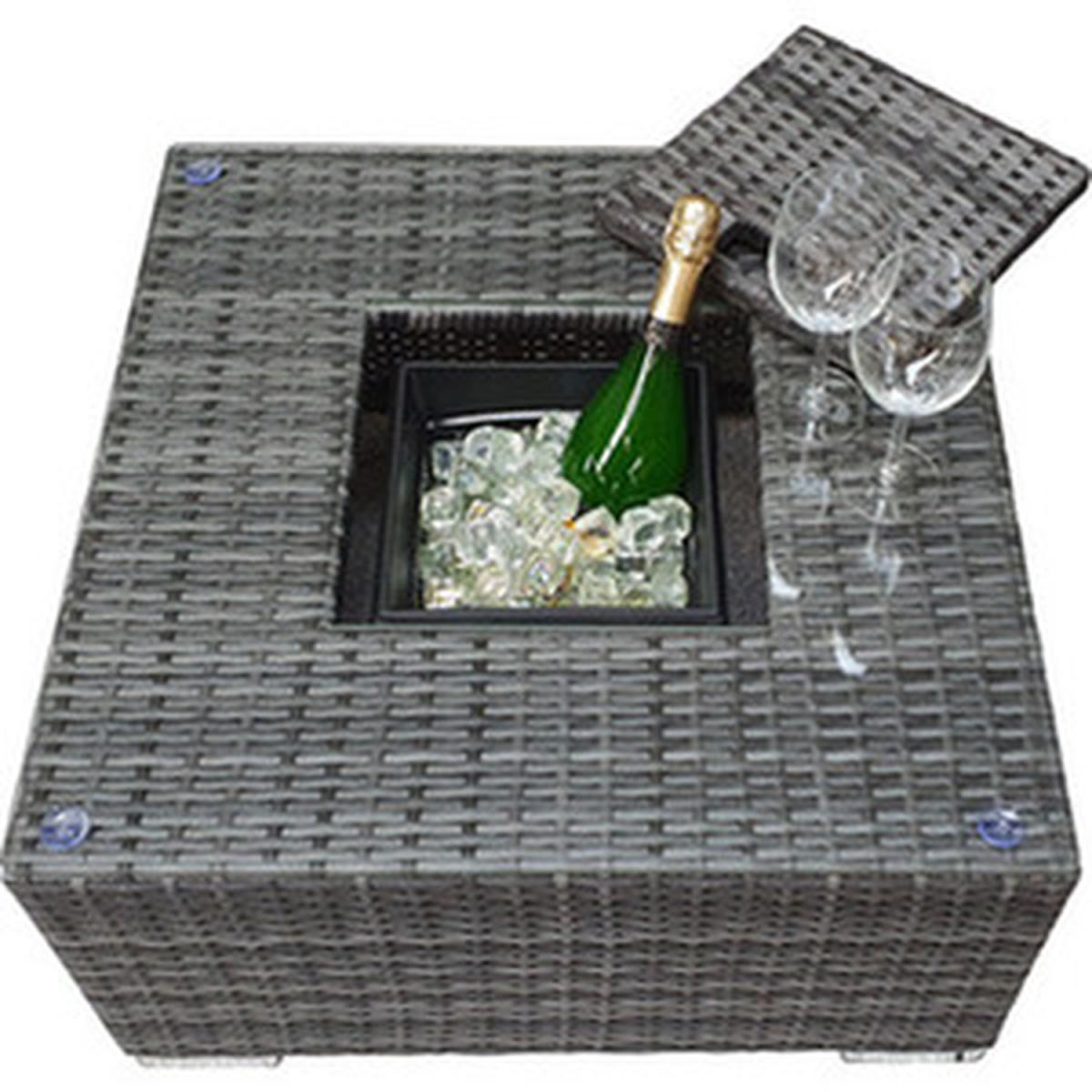 Georgia corner in grey with ice bucket (0311) - Grey – image 4