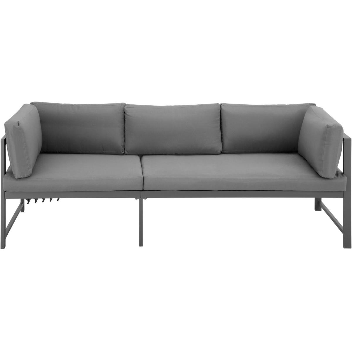 Garden Corner Sofa Set Faro 2 Sofas, 1 Table - Grey / Left-hand – image 5