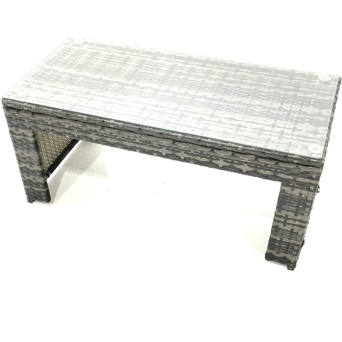 Fimous PE Rattan Garden Sofa Set Dark Grey Mixed 10-Seater - Dark Grey Mixed – image 3