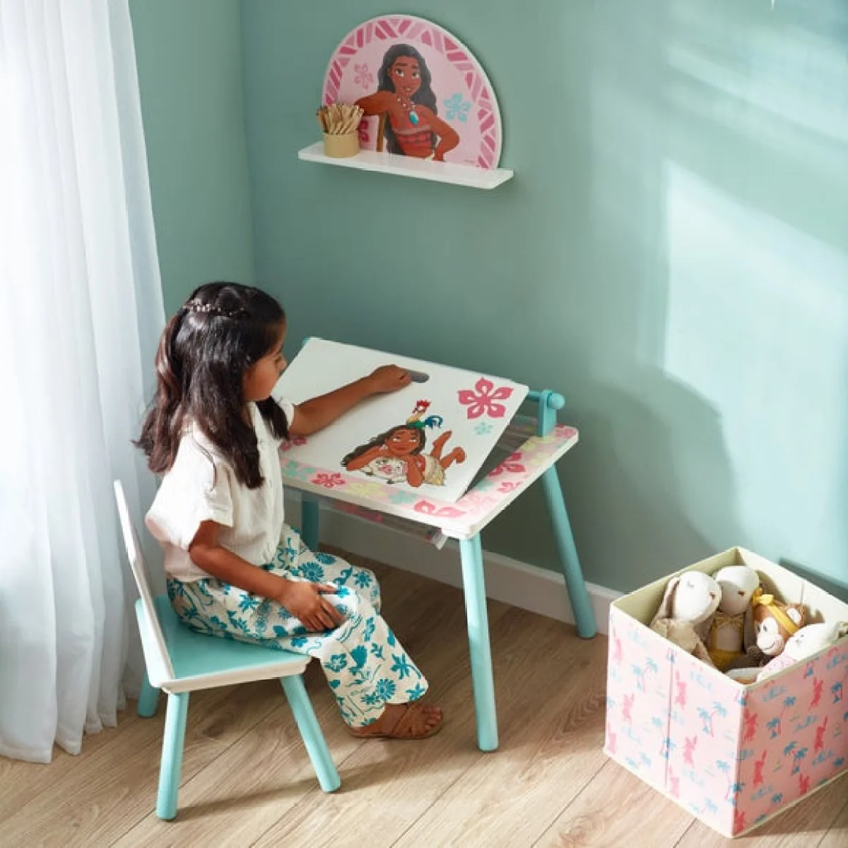 Return - Kids' Disney Moana Activity Table and Chair – image 2