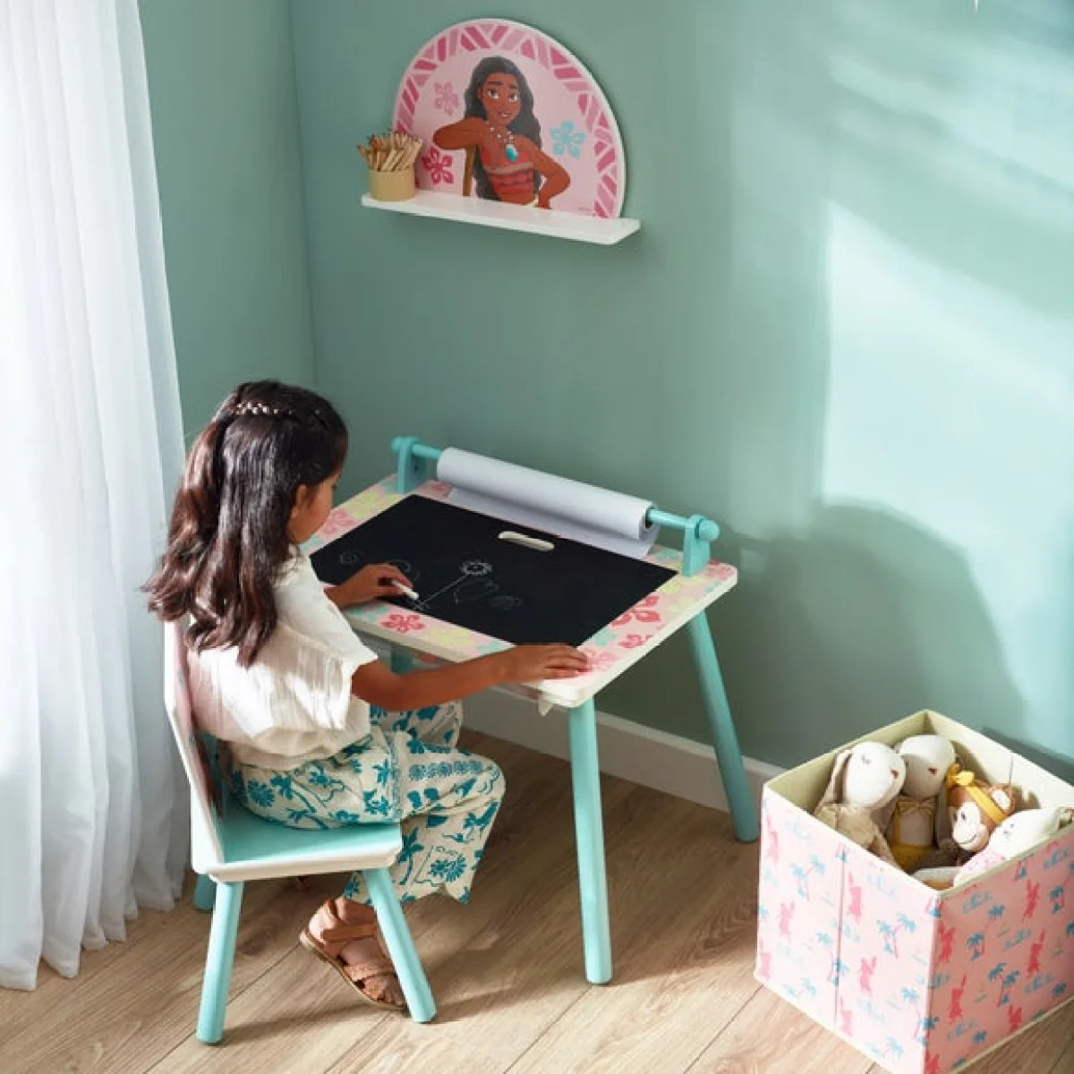 Return - Kids' Disney Moana Activity Table and Chair – image 3
