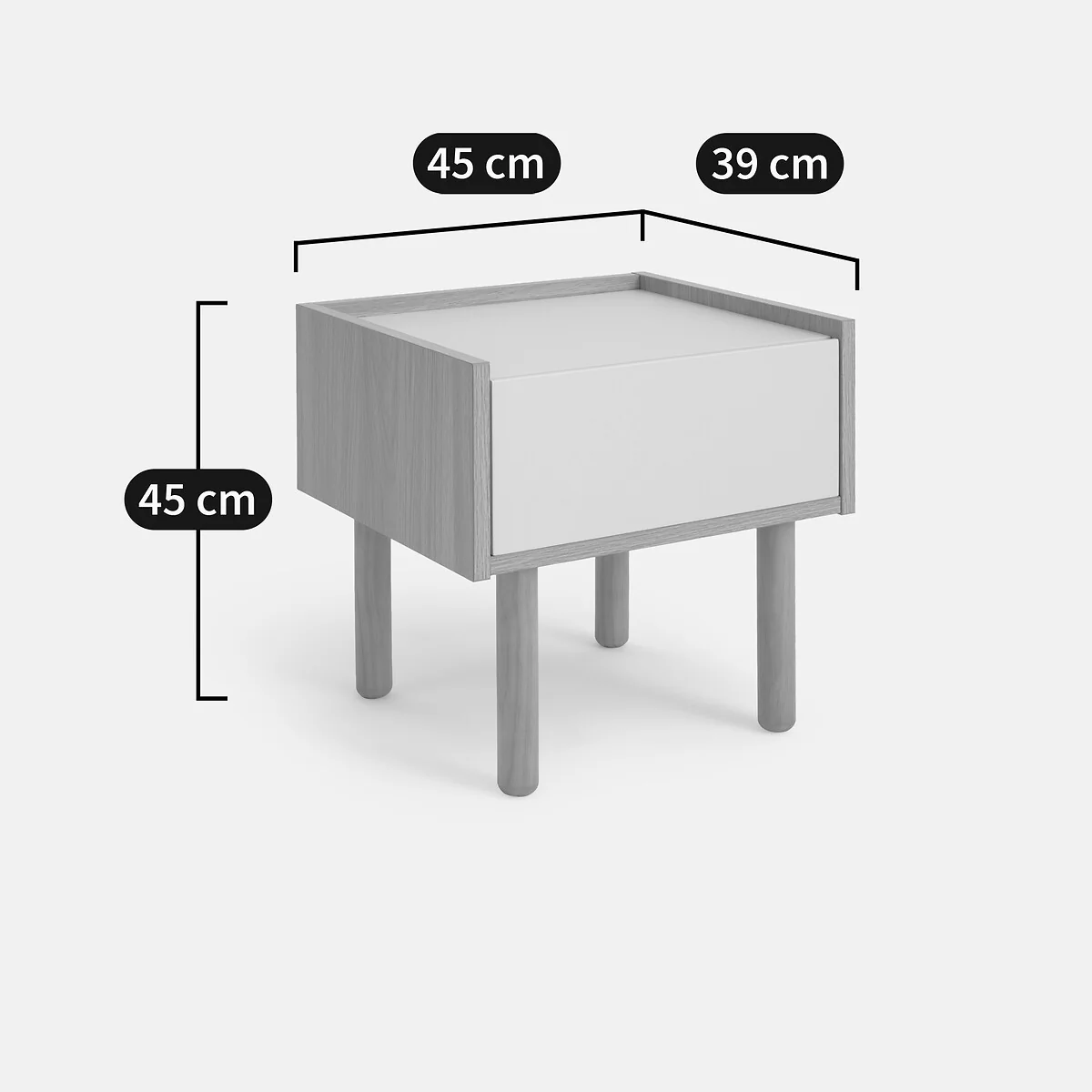 Marcelio Children's 1-Drawer Bedside Table – image 6