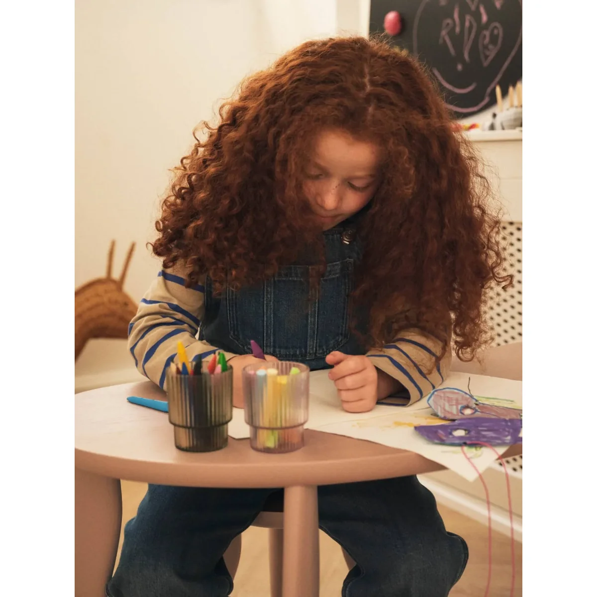 Ferm Living Feve kids writing table Rose – image 6