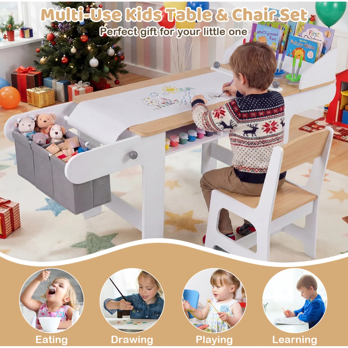 Kids Art Table and Chair - Grey – image 10