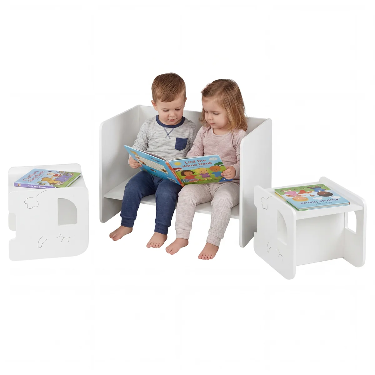Kids Table and Chair - White – image 8