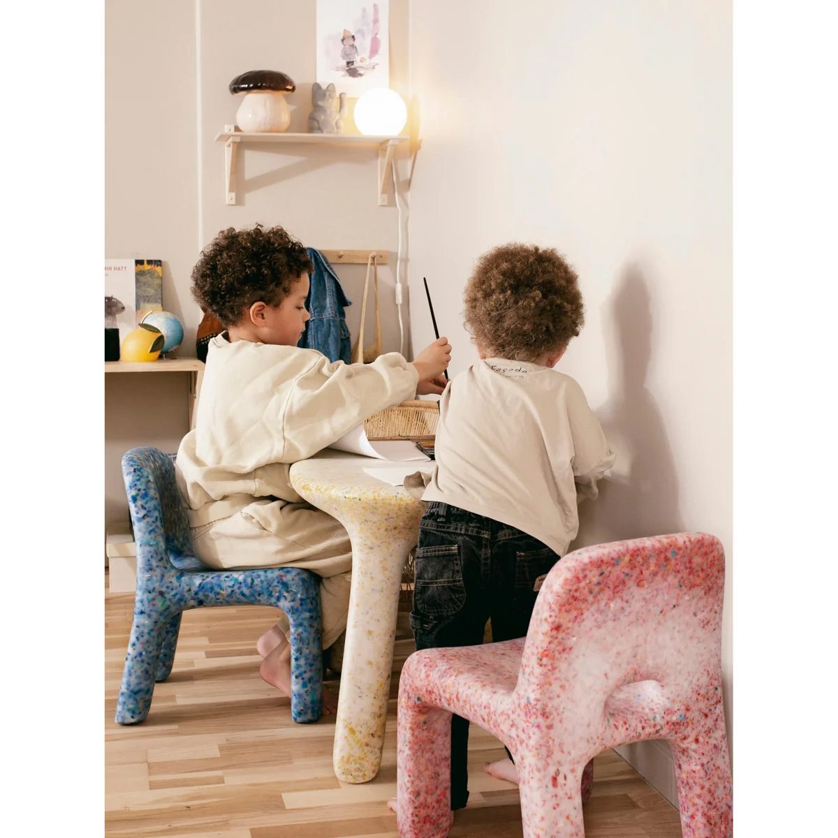Kids Furniture Set Rainbow, Set of 3 – image 4