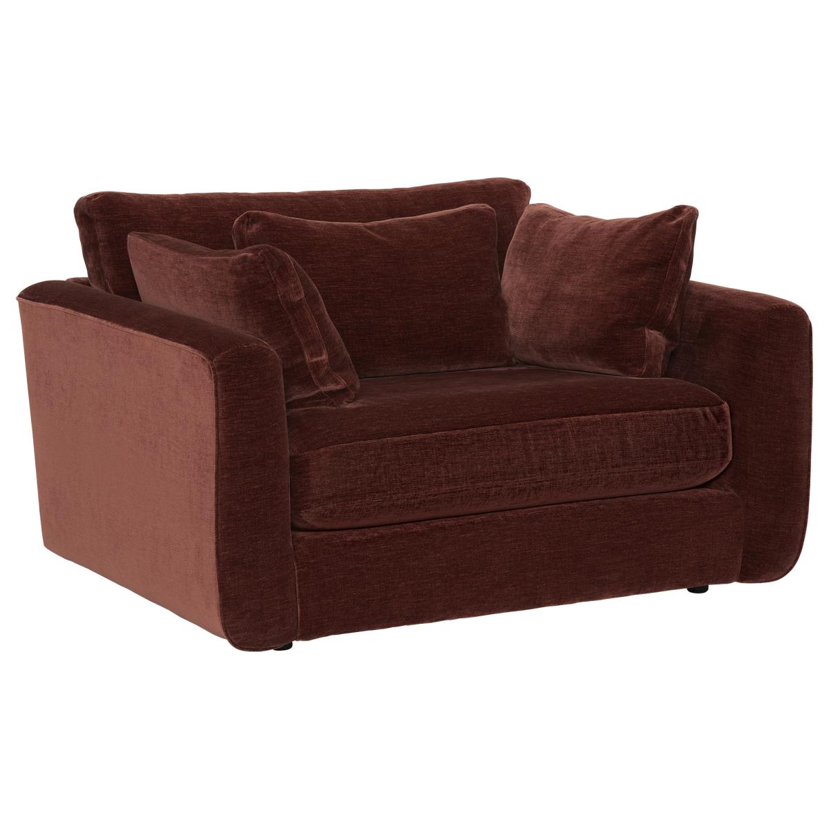 Fable Loveseat Sofa, Red Fabric | Barker & Stonehouse – image 2