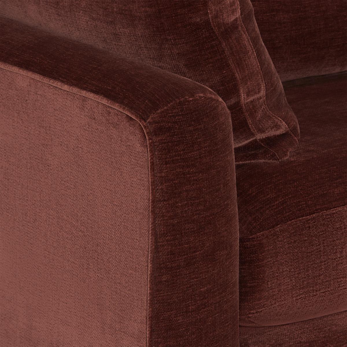 Fable Loveseat Sofa, Red Fabric | Barker & Stonehouse – image 3