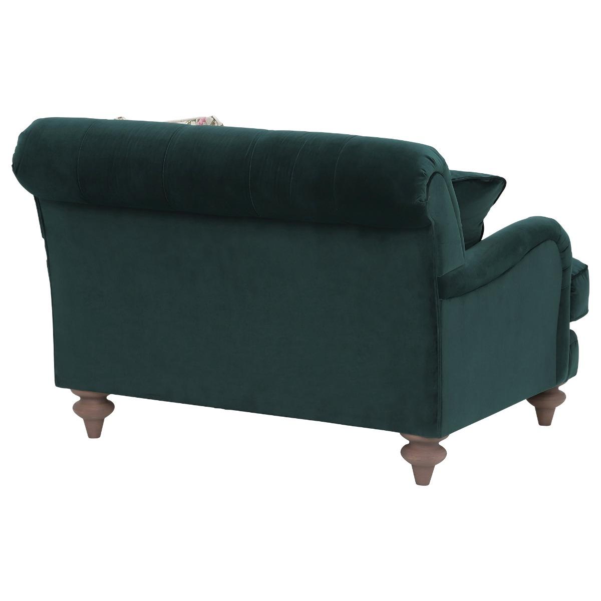 Windermere Loveseat Sofa, Green Fabric | Barker & Stonehouse – image 2