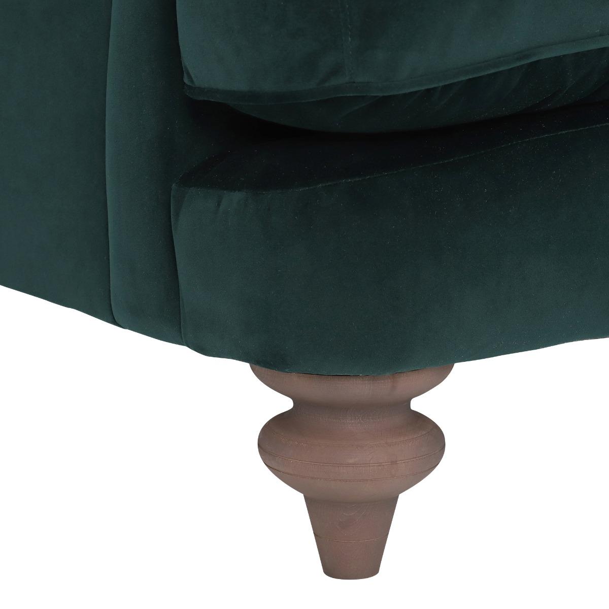 Windermere Loveseat Sofa, Green Fabric | Barker & Stonehouse – image 3