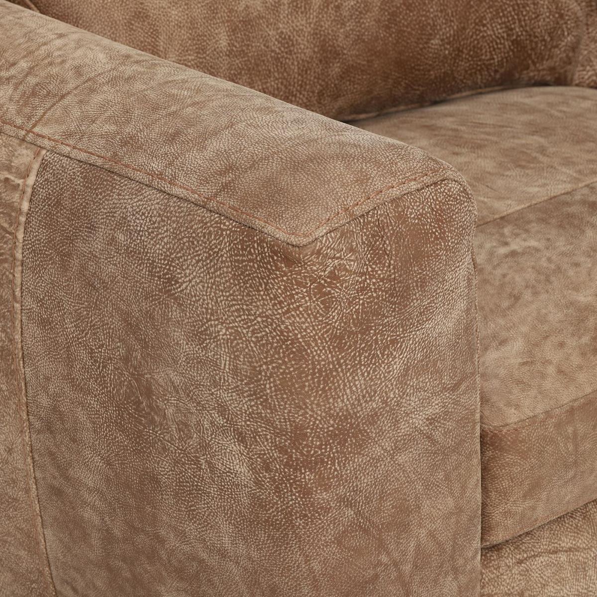 New Troy Leather Loveseat – image 1