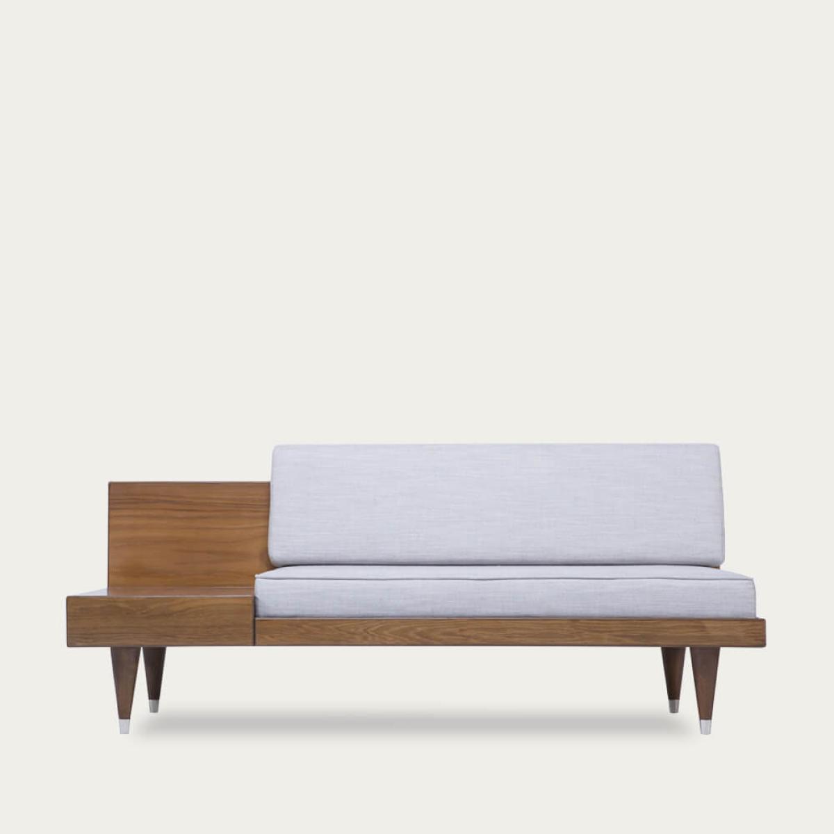 Light Gray BI Back Loveseat Sofa