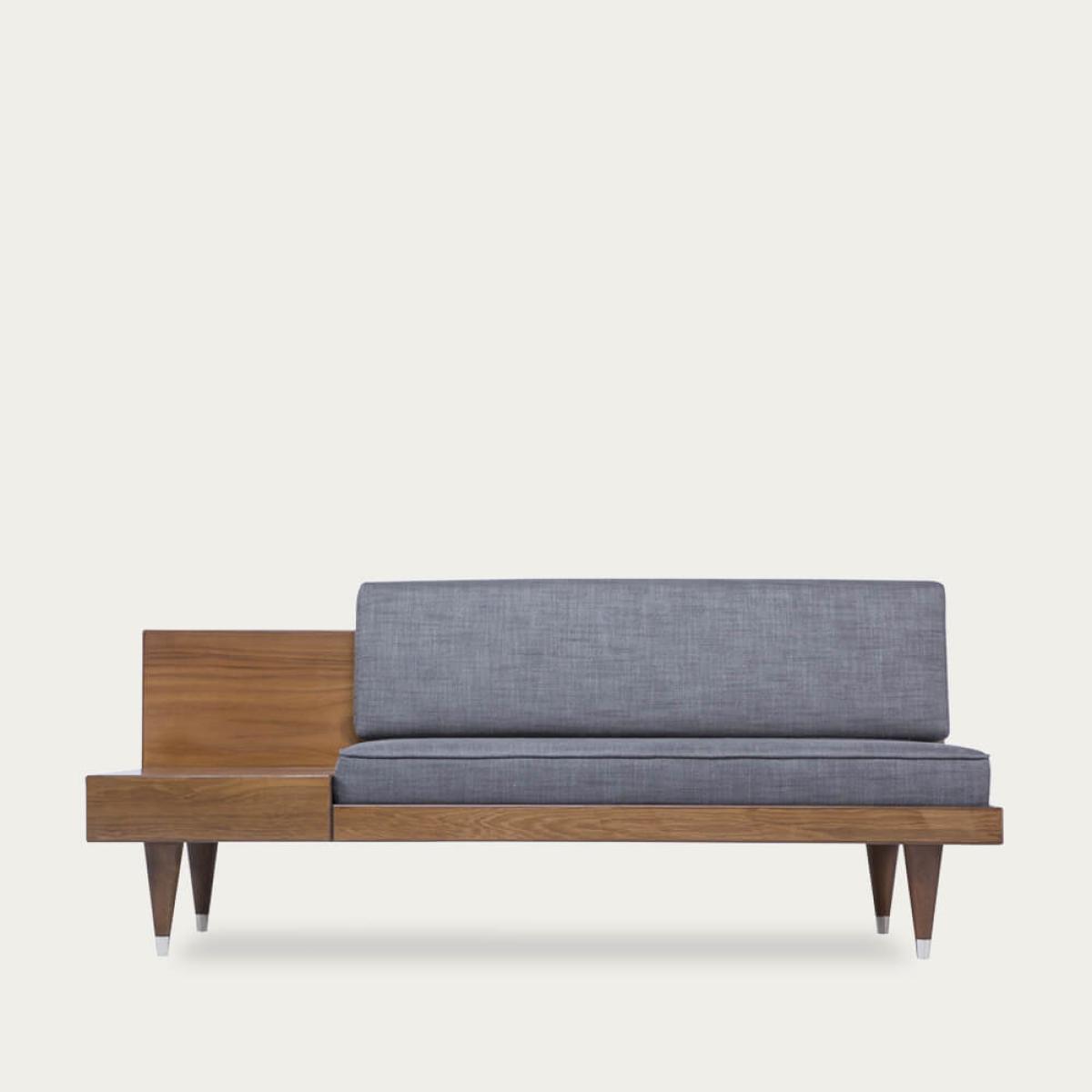Dark Gray BI Back Loveseat Sofa