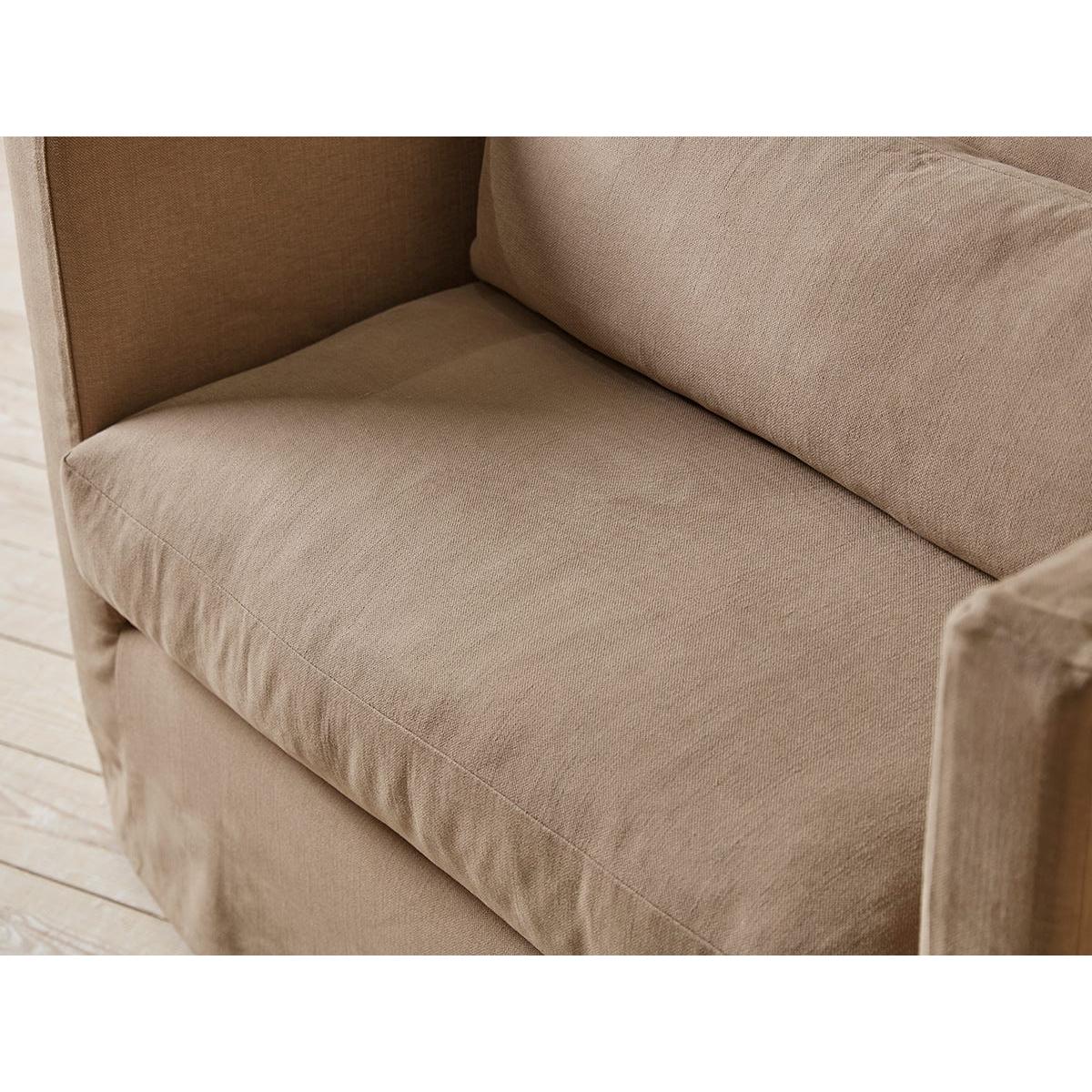 Colmar Love Seat â€“ Chalk Velvet – image 8