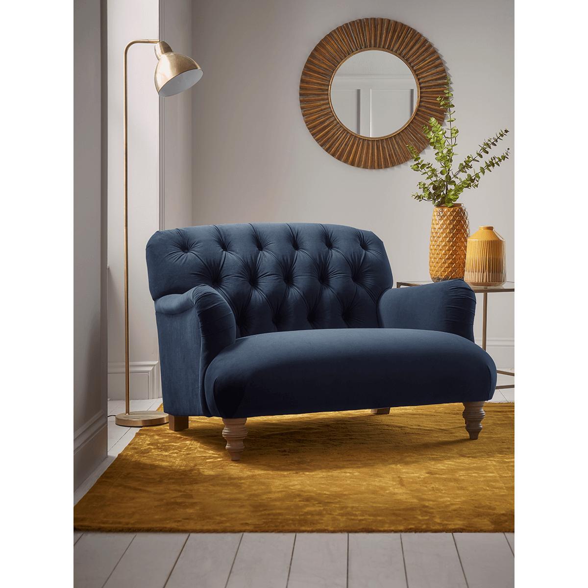 NEW Margeaux Loveseat - Deep Grey Velvet – image 1