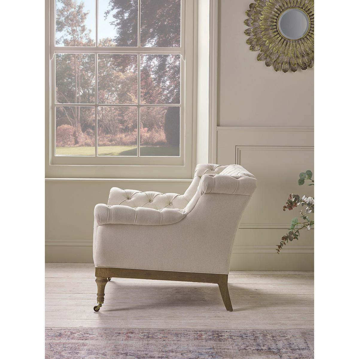 Buttoned Loveseat – image 7