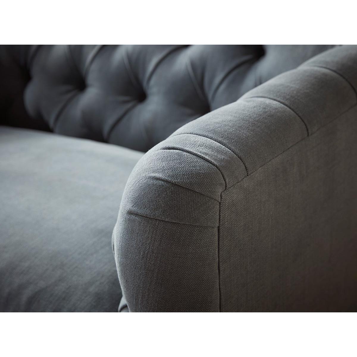 Sarnia Love Seat – Tobacco Opulent Cotton Velvet – image 3