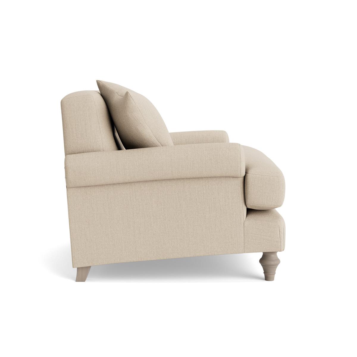 Visby Loveseat – Ochre Cotton Linen – image 12