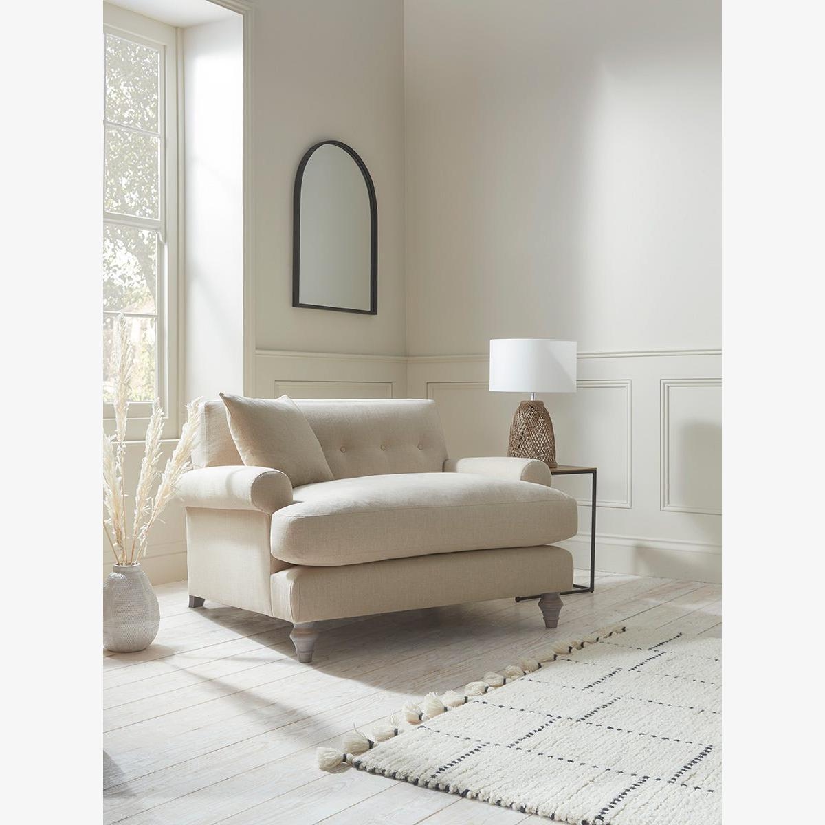 Visby Loveseat – Tobacco Opulent Cotton Velvet – image 1