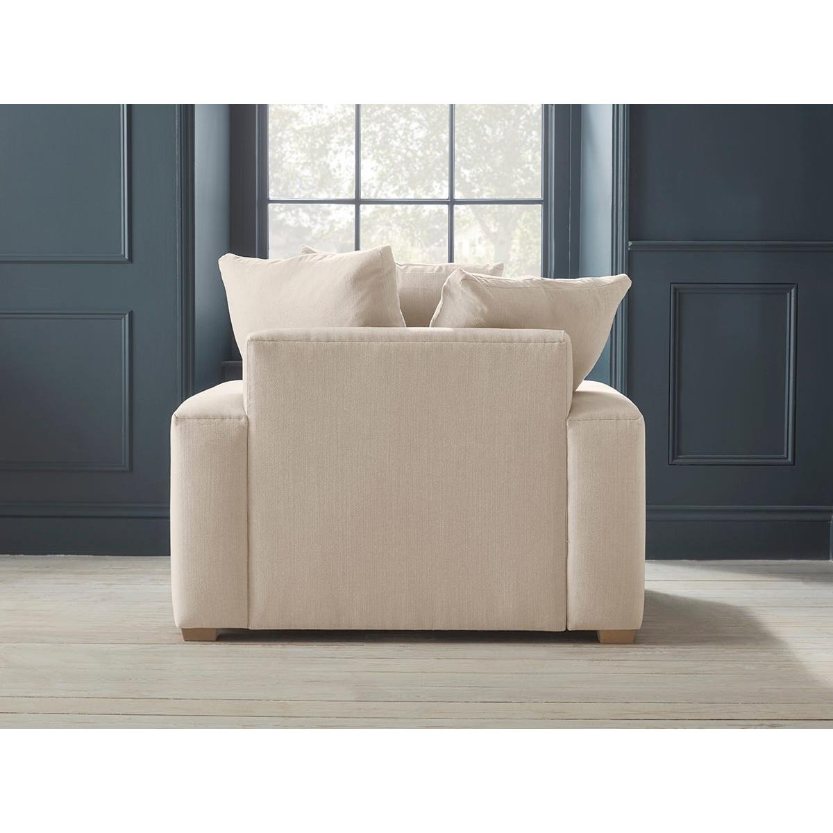Lyon Loveseat – Nordic Blue Cotton Velvet – image 9