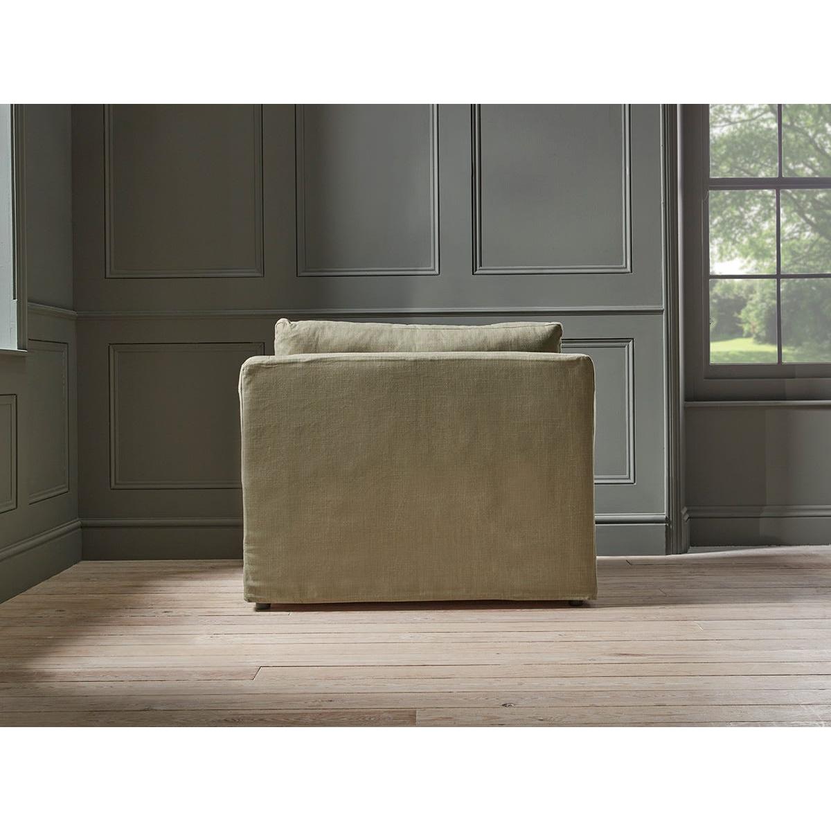 Silves Love Seat – Deep Cyan Opulent Cotton Velvet – image 8