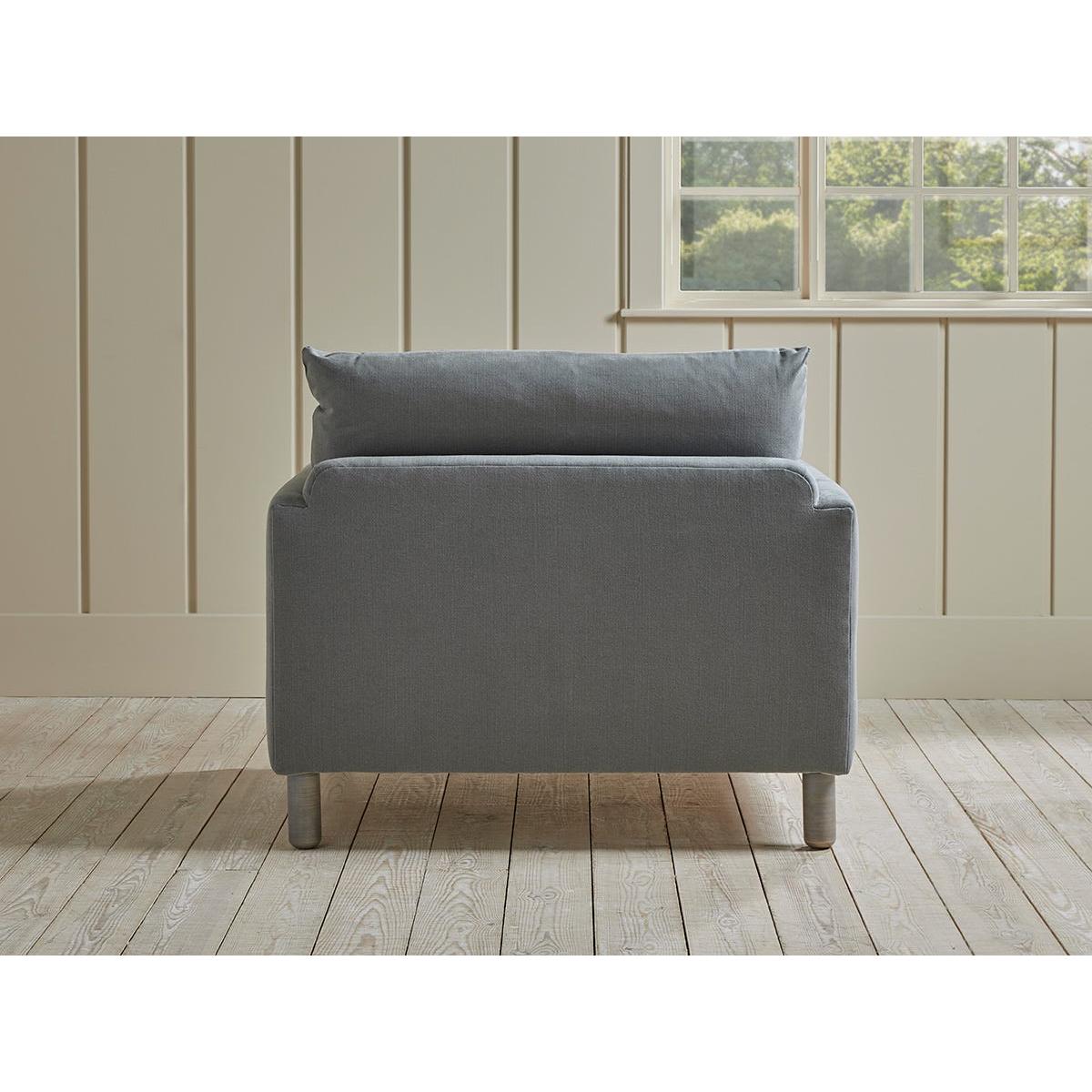 Edmonton Love Seat – Tobacco Opulent Cotton Velvet – image 5