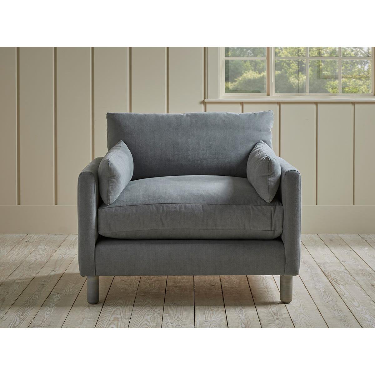 Edmonton Love Seat – Natural Boucle – image 7